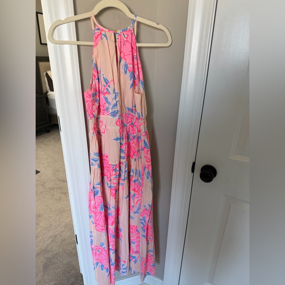 Tallulah Lilly Pulitzer Pink and Blue Floral Dress